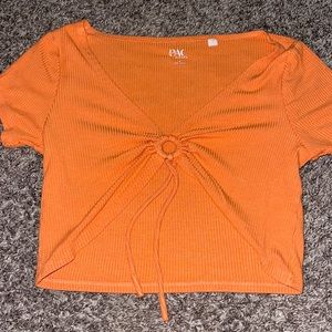 pacsun orange top